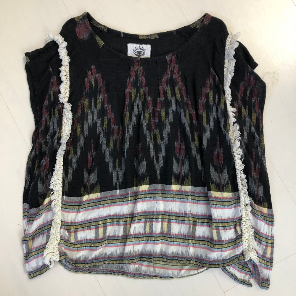 Cleobella Littles Ikat Cover Up Shirt Kaftan 3
